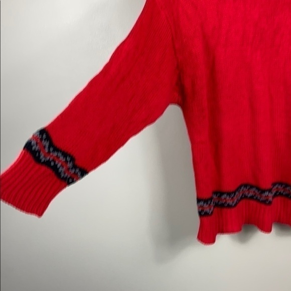 Vintage Floral Embroidered Sweater size L - Picture 10 of 16